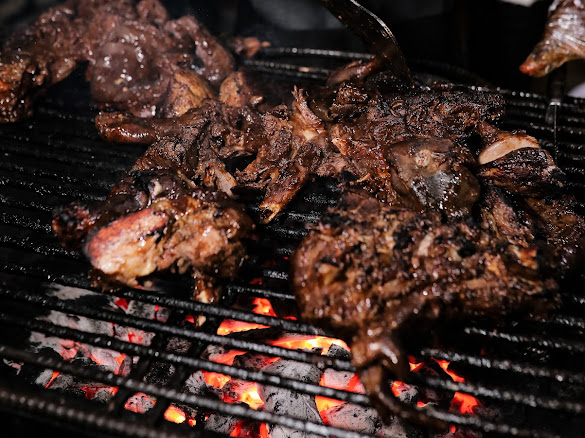BBQ fire grill